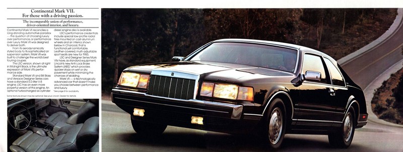 1985 Lincoln Brochure Page 5